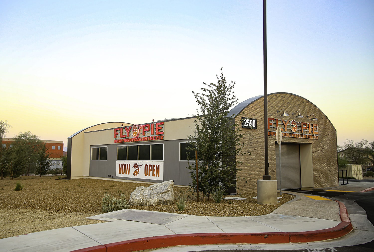Kalb Industries completed a restaurant tenant improvement for FlyPie Pizza.