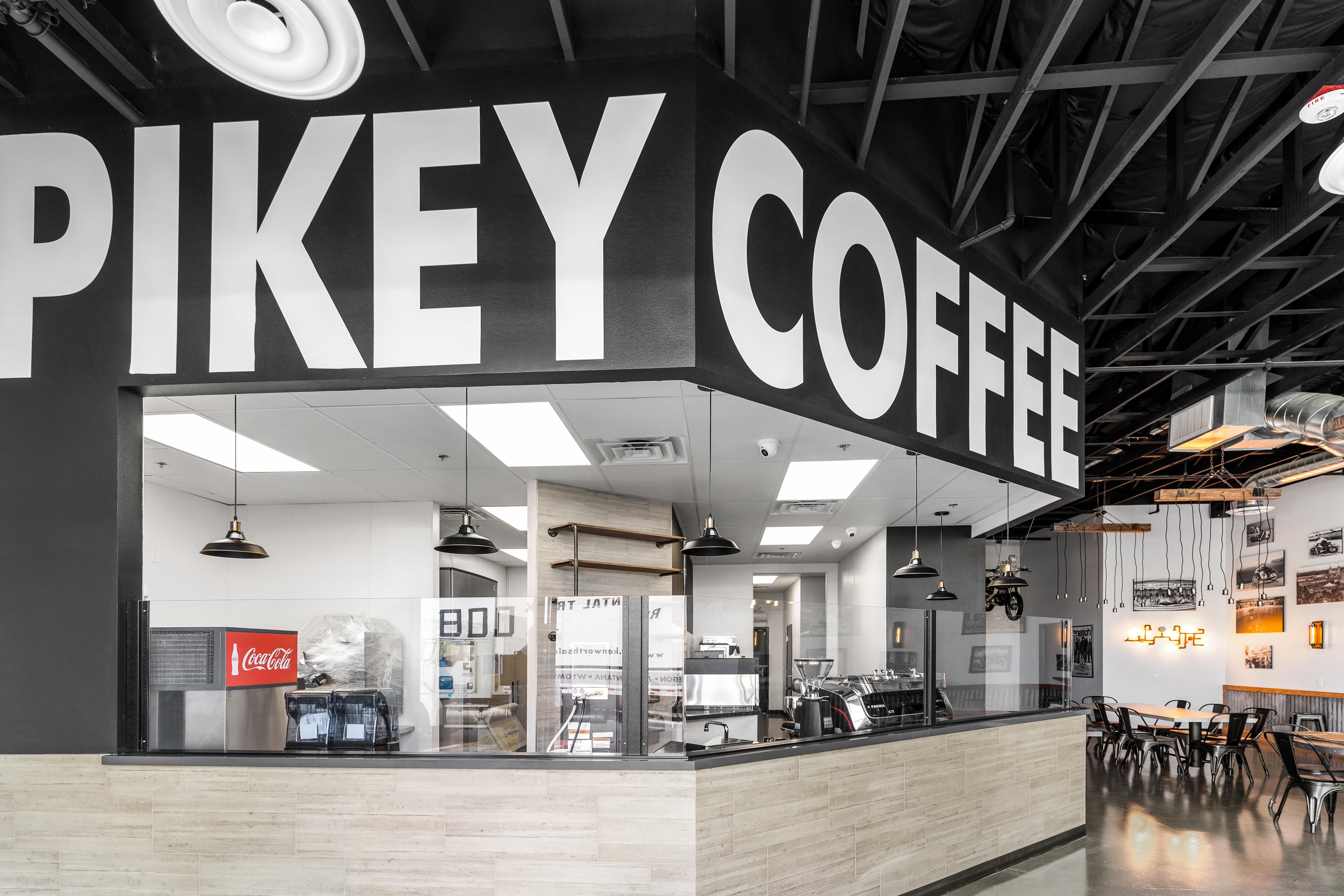 Kalb Industries completed an restaurant tenant improvement for Pikey Coffee Co.