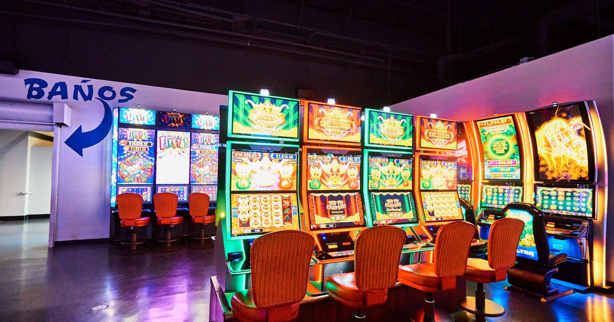 Kalb Industries completed a tenant casino improvement renovation for Ojos Locos Casino and Jefe Sports Book.
