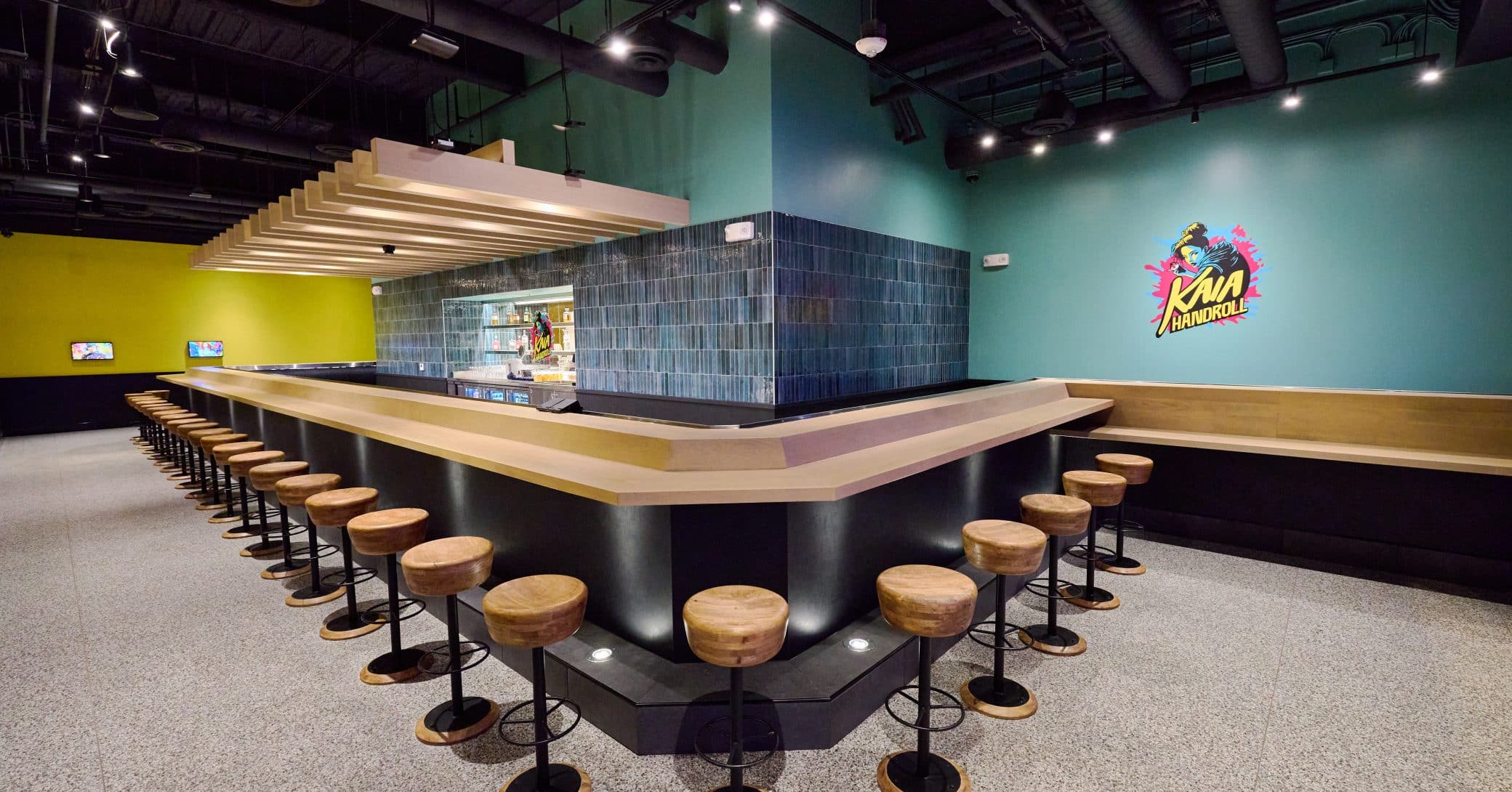 Kalb Industries completed a restaurant tenant improvement for Kaia Handroll Sushi Restaurant.